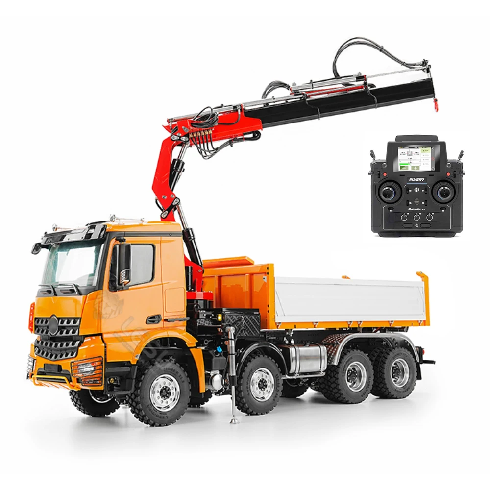 Rc Hydraulic Dump Truck 8X8 Metal - RC Truck 1/14 8x8 Remote Control