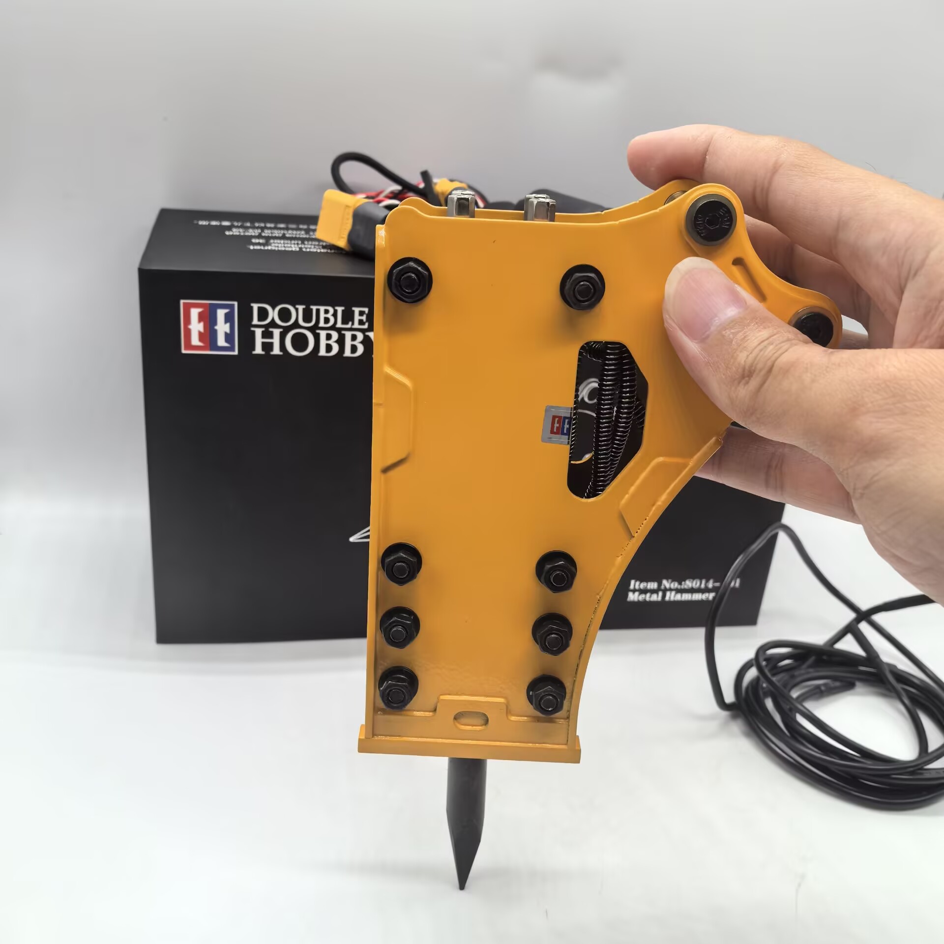 Rc Hydraulic Quick Coupler Bucket - Double E EC160E Metal Quick Hitch