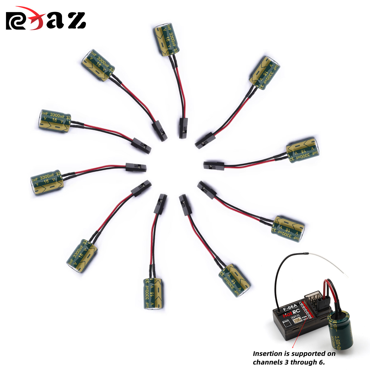 Rc Hydraulic Pump Brushless Motor - 5Pcs 3300UF 16V Voltage Protector A3
