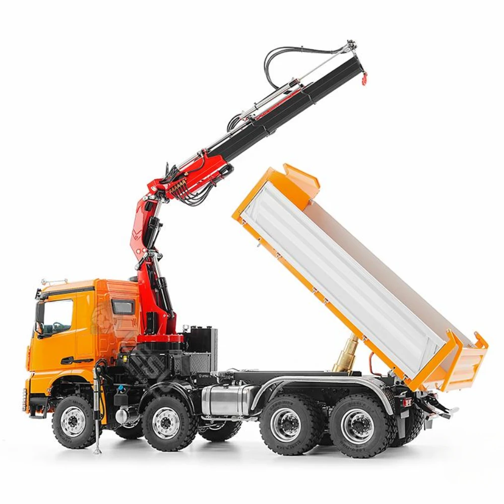 RC Truck 1/14 8x8 Remote Contr - Rc Hydraulic Dump Truck 8X8 Metal ulasan dan harga