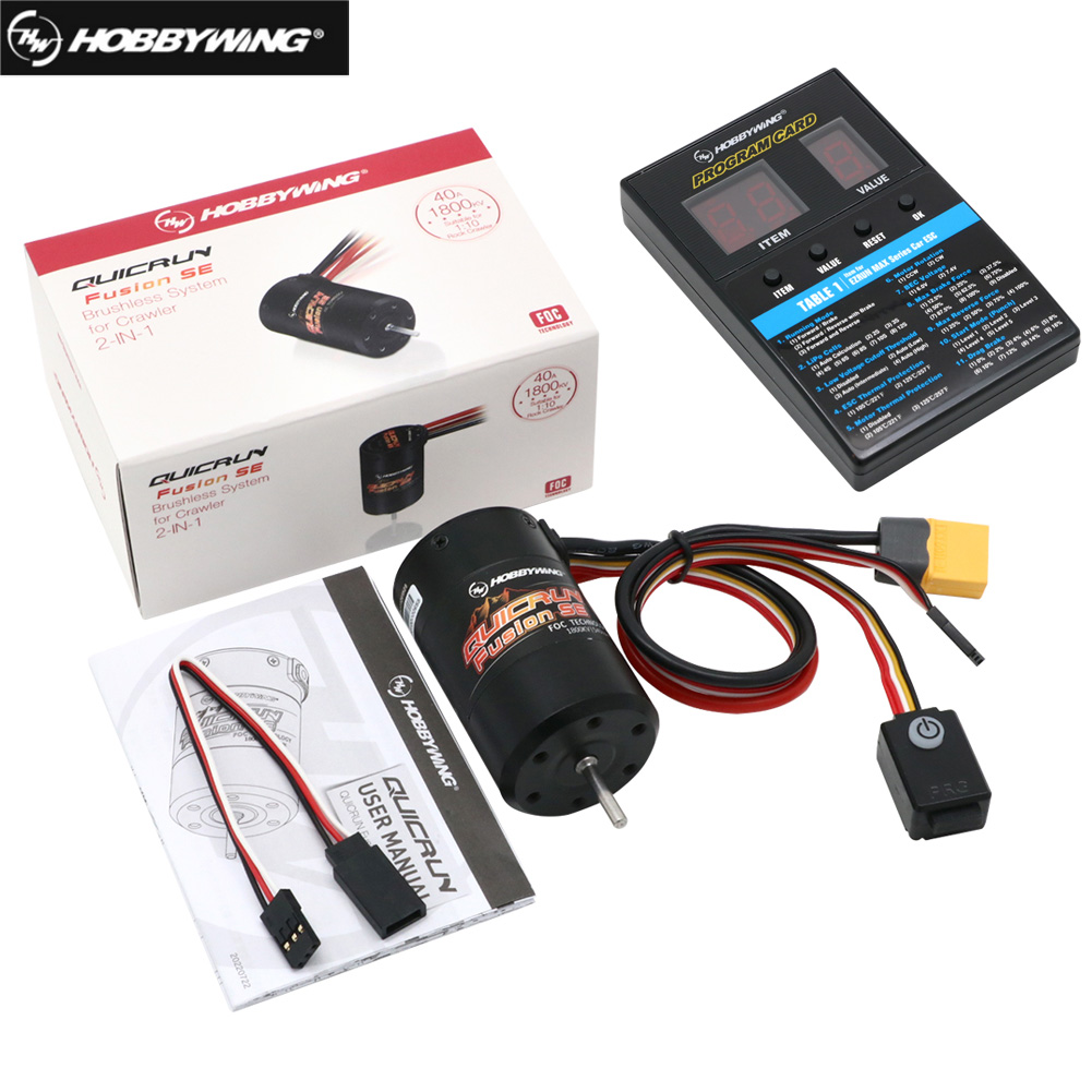Hobbywing QuicRun Fusion SE 12 - Rc Hydraulic Pump Brushless Motor ulasan dan harga