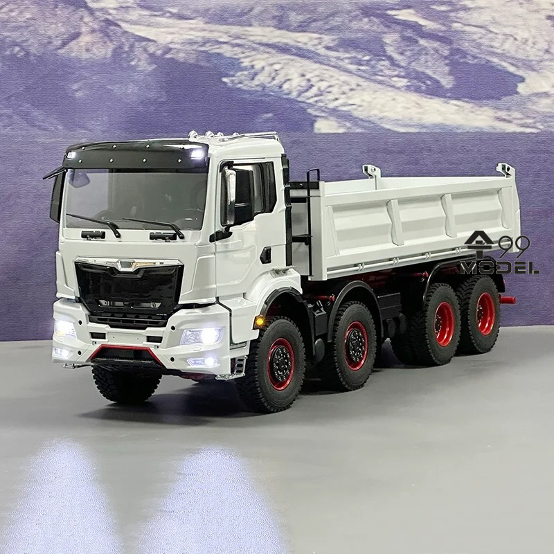 8X8 RC Truck 1/14 Hydraulic RC - Rc Hydraulic Dump Truck 8X8 Metal ulasan dan harga